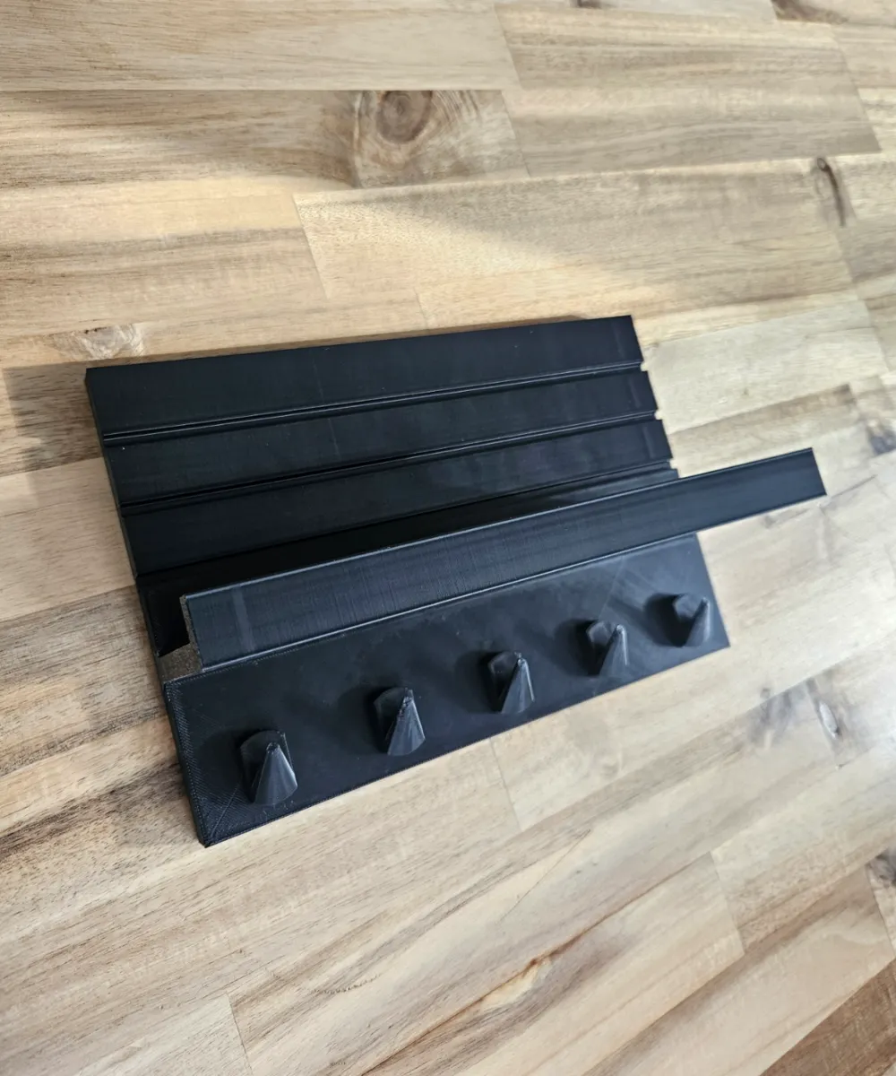 Modern Modular Wall Key Holder with Shelf