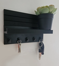 Modern Modular Wall Key Holder with Shelf